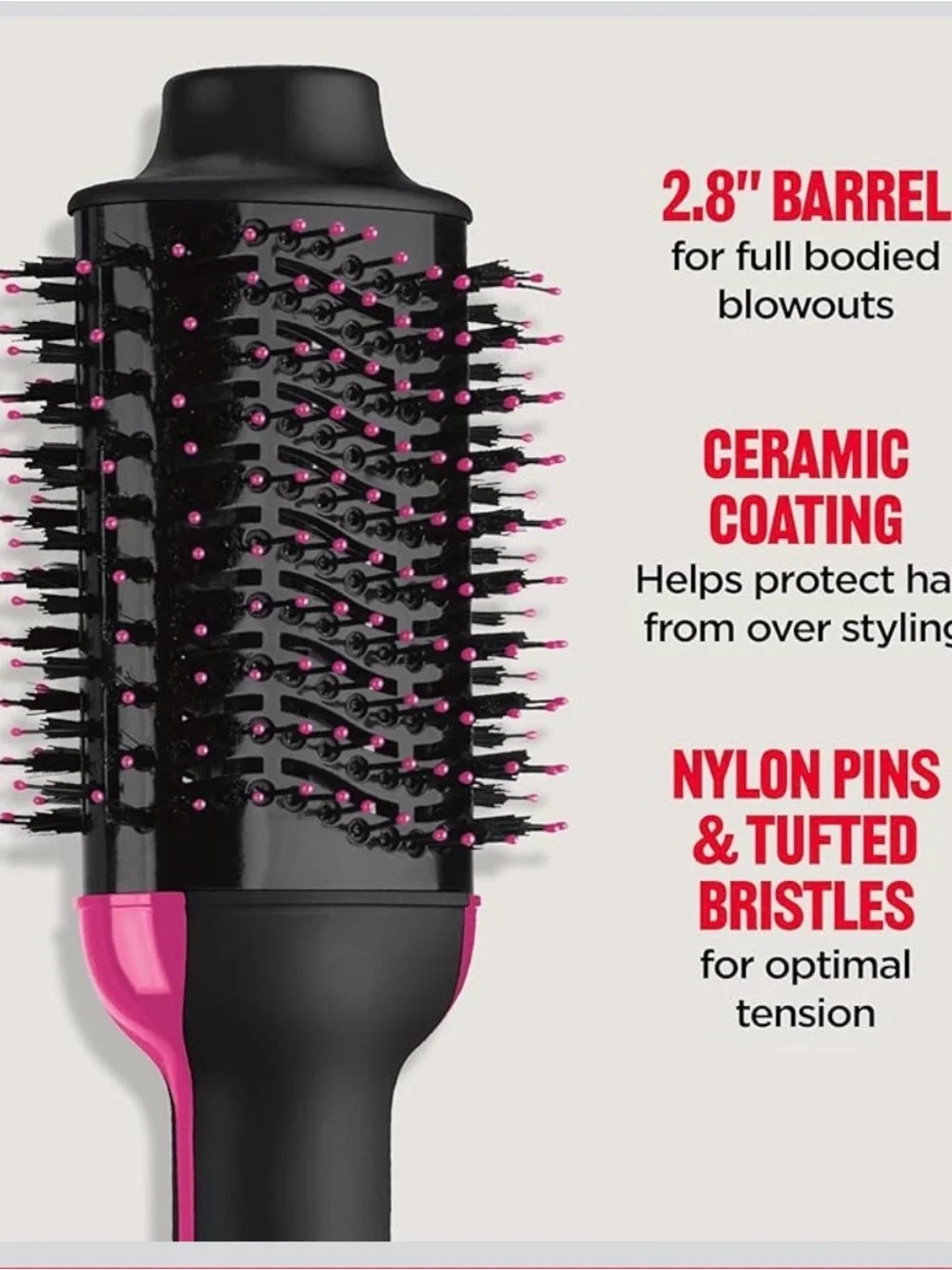 Revlon Black and Pink Volumizer — Hair Dryer and Styler